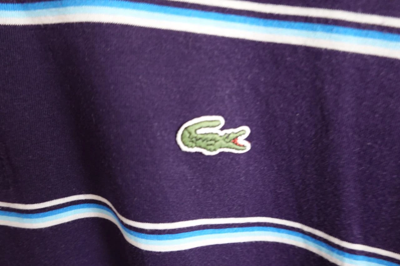 Polo Lacoste Sport de rayas azules talla L – photo 4